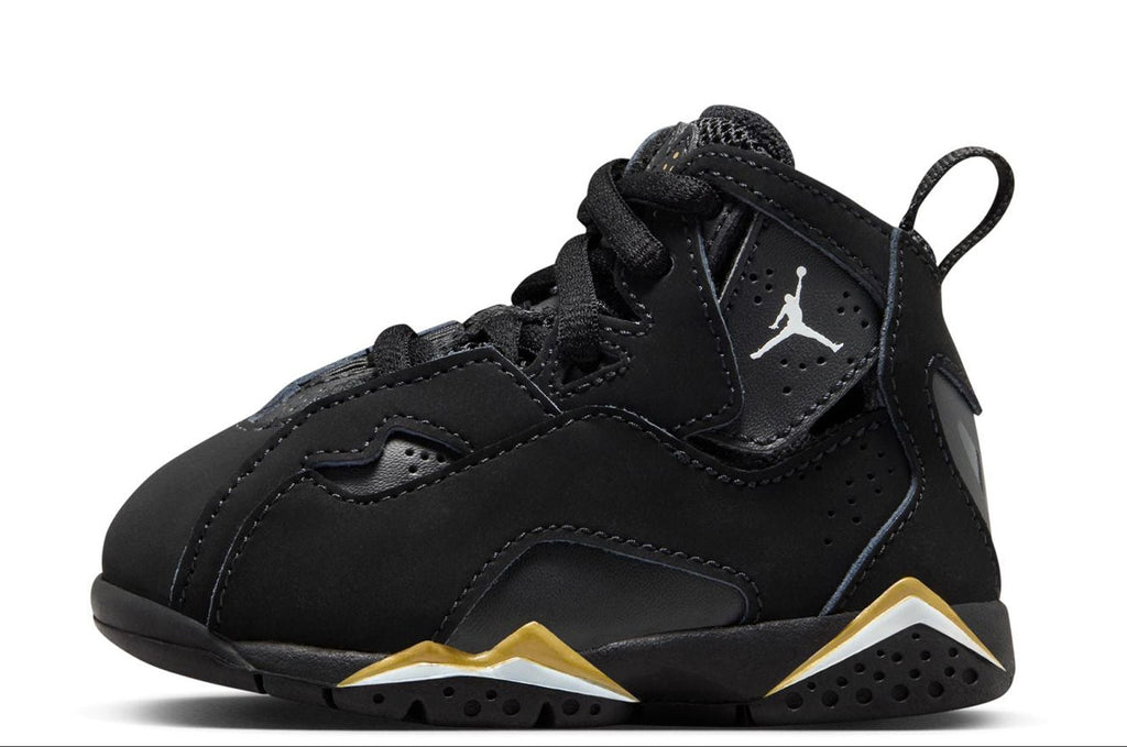 [343797-017] TODDLERS AIR JORDAN TRUE FLIGHT 'BLACK METALLIC GOLD WHITE'
