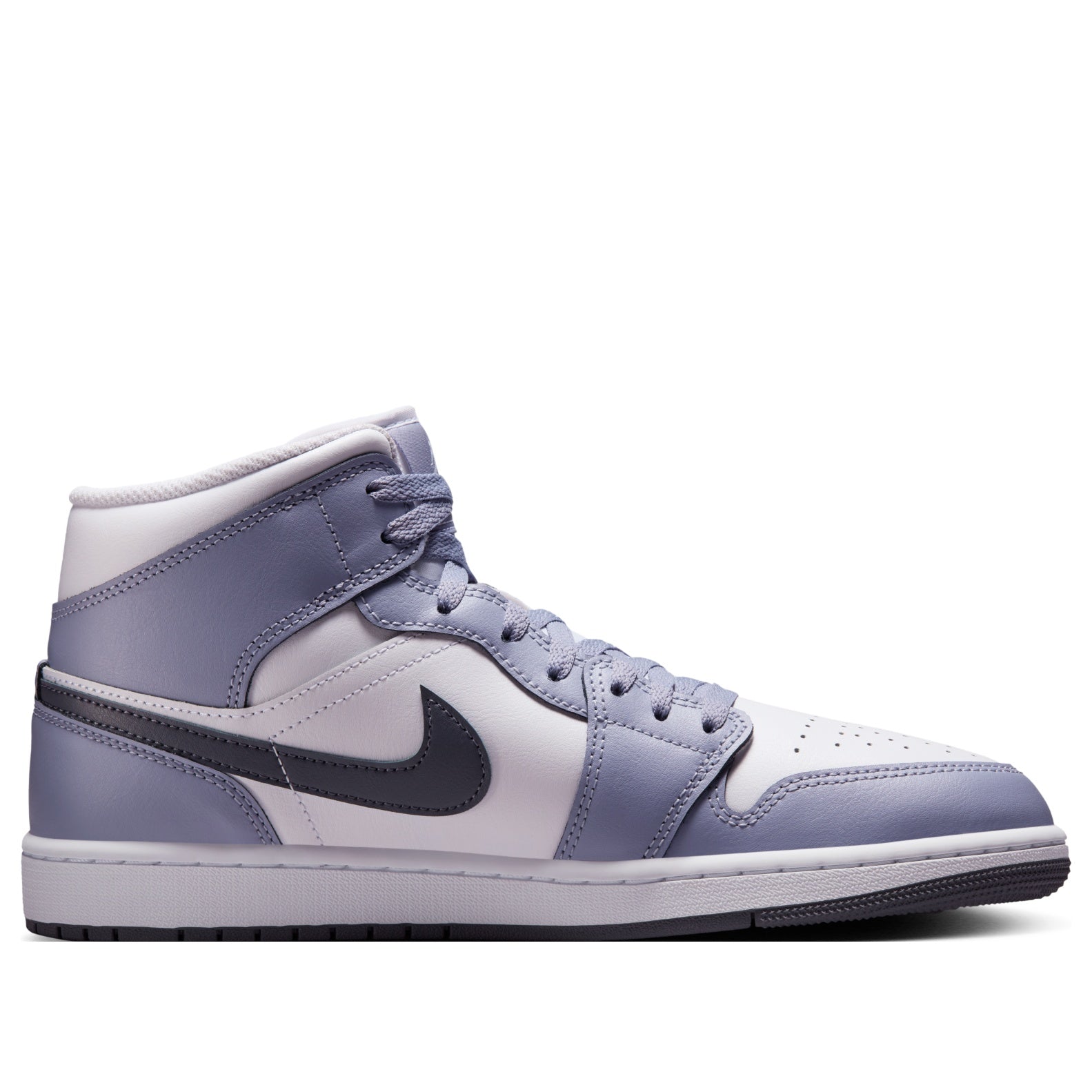 [DQ8426-145] MENS AIR JORDAN RETRO 1 MID 'WHITE INDIGO HAZE'