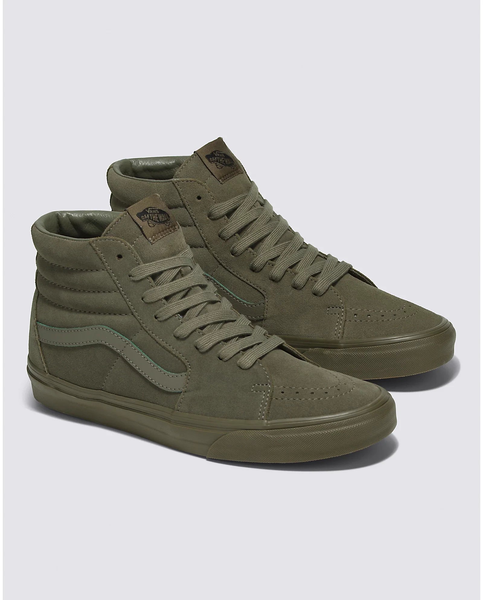 [VN000CP9OLV] MENS VANS SK8-HI MONO SUEDE OLIVE - OLIVE