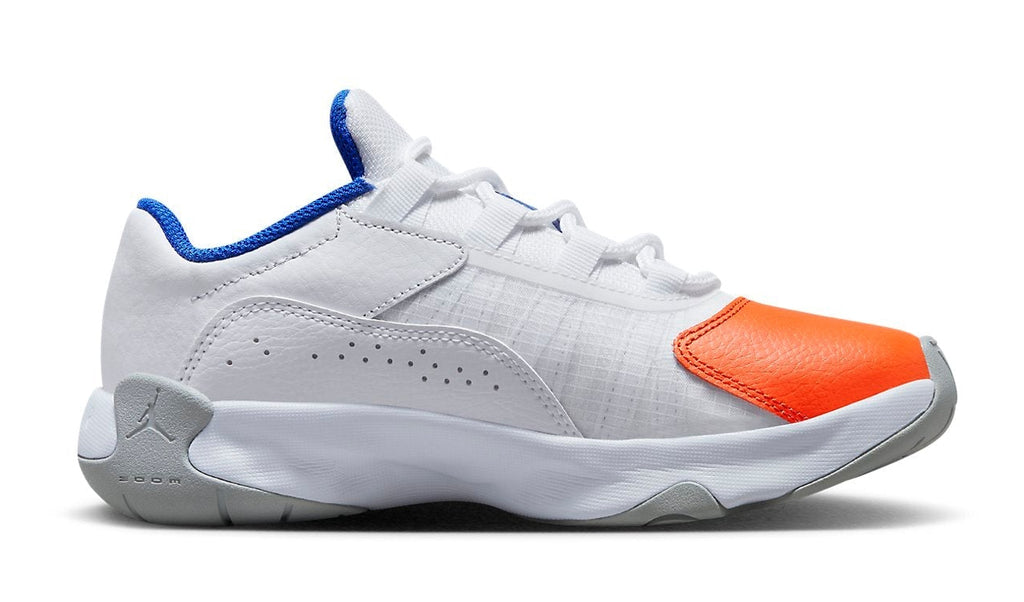 [CZ0907-108] GRADE SCHOOL AIR JORDAN 11 CMFT LOW 'WHITE SAFETY ORANGE HYPER ROYAL'