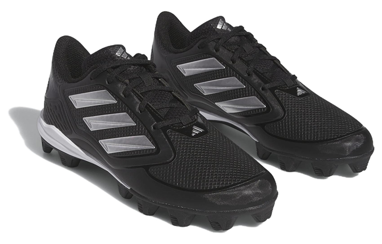 [IG7138] WOMENS ADIDAS PUREHUSTLE 3 MD 'CORE BLACK SILVER METALLIC'