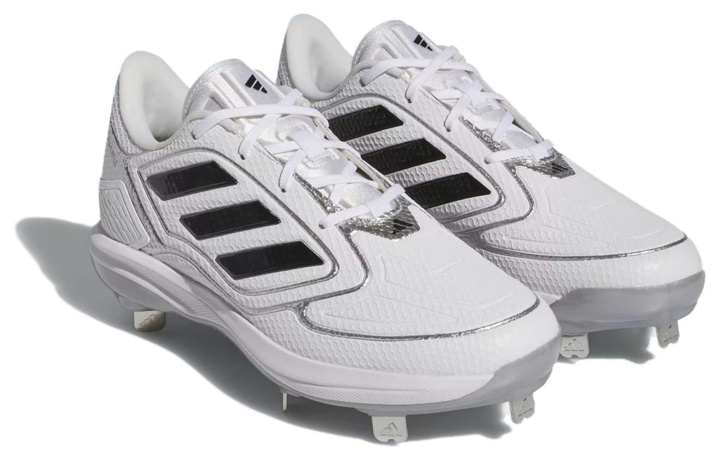 [IG7135] WOMENS ADIDAS ADIZERO PUREHUSTLE 3 'WHITE BLACK SILVER'