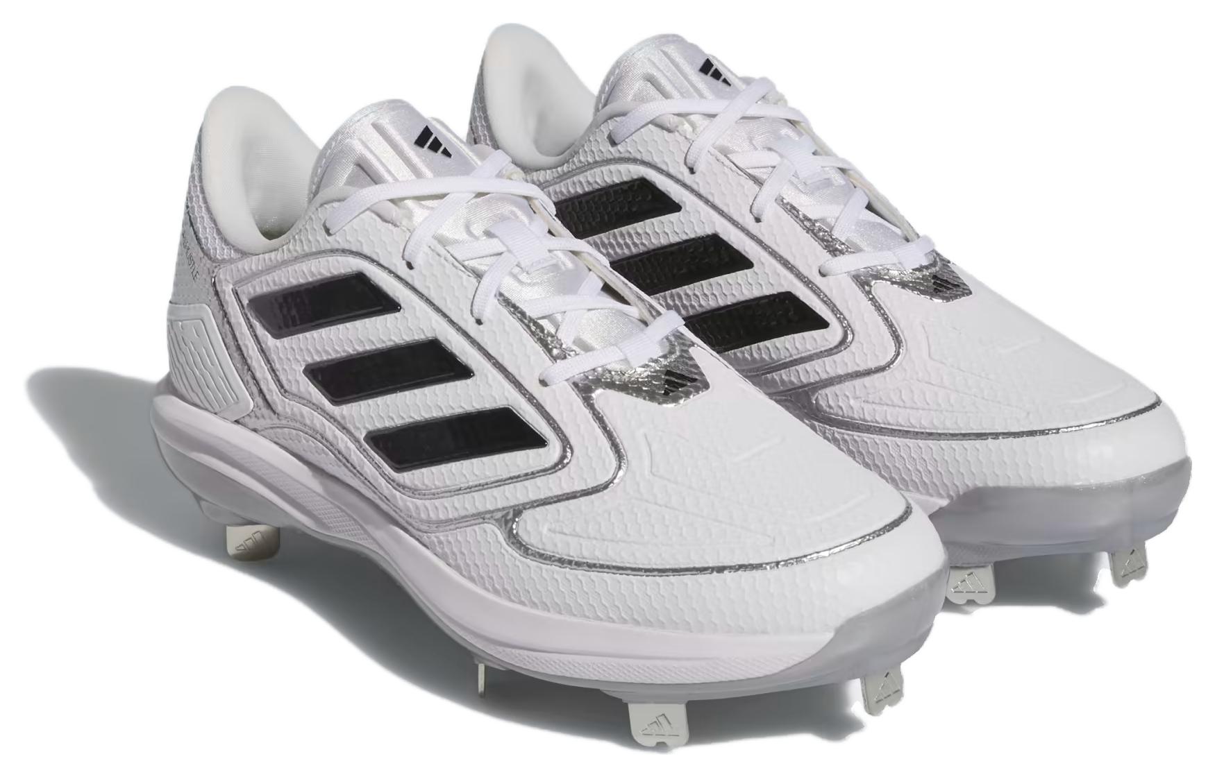 [IG7135] WOMENS ADIDAS ADIZERO PUREHUSTLE 3 'WHITE BLACK SILVER'
