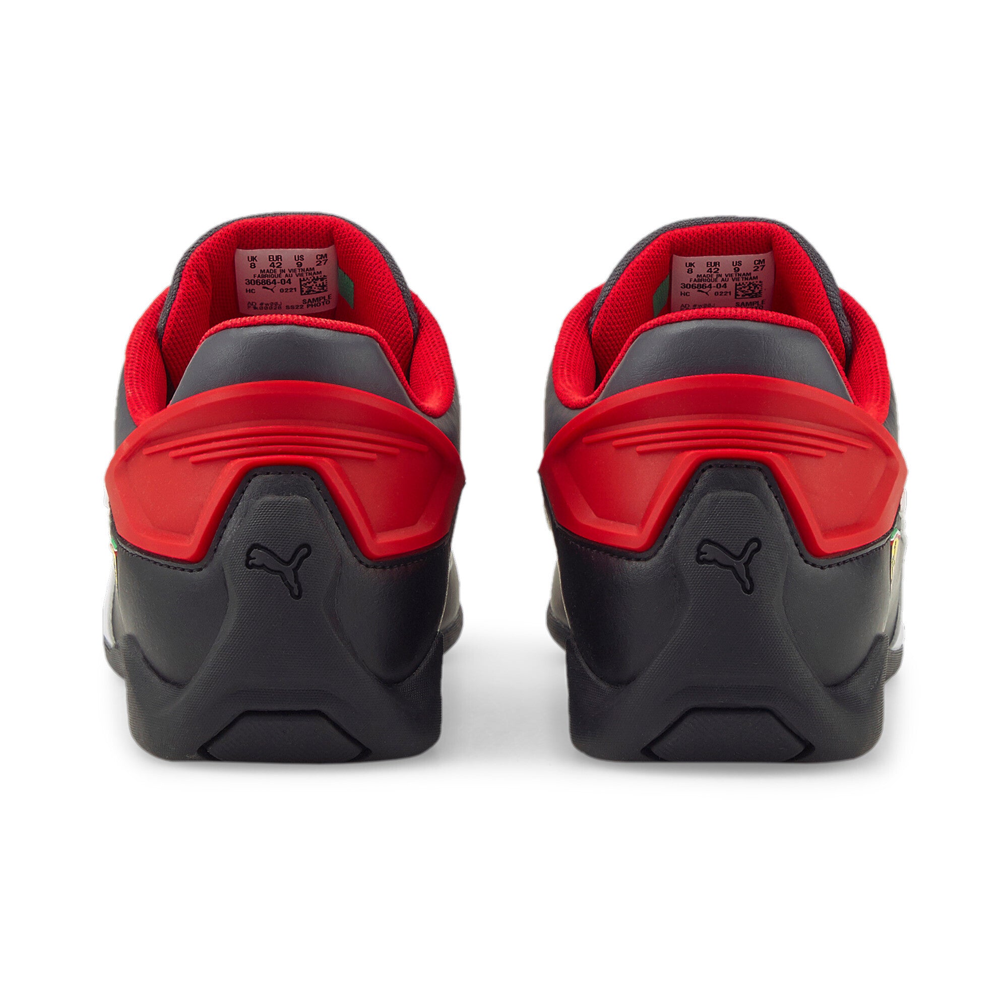 [306864-04] Mens PUMA SCUDERIA FERRARI X DRIFT CAT DELTA 'BLACK WHITE'