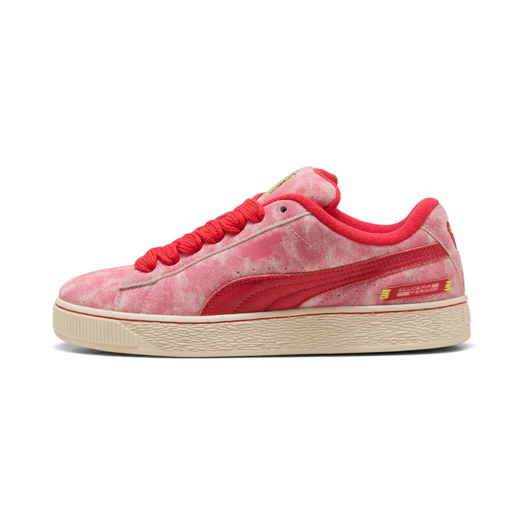 [308785-01] MENS PUMA SCUDERIA FERRARI X SUEDE XL 'DESERT SUN PACK - ROSSO CORSA'