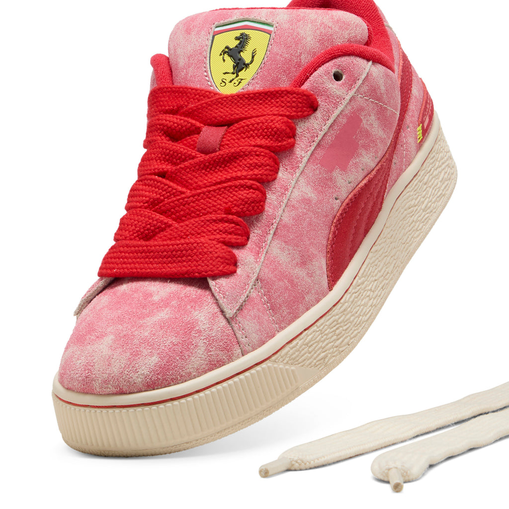 [308785-01] MENS PUMA SCUDERIA FERRARI X SUEDE XL 'DESERT SUN PACK - ROSSO CORSA'