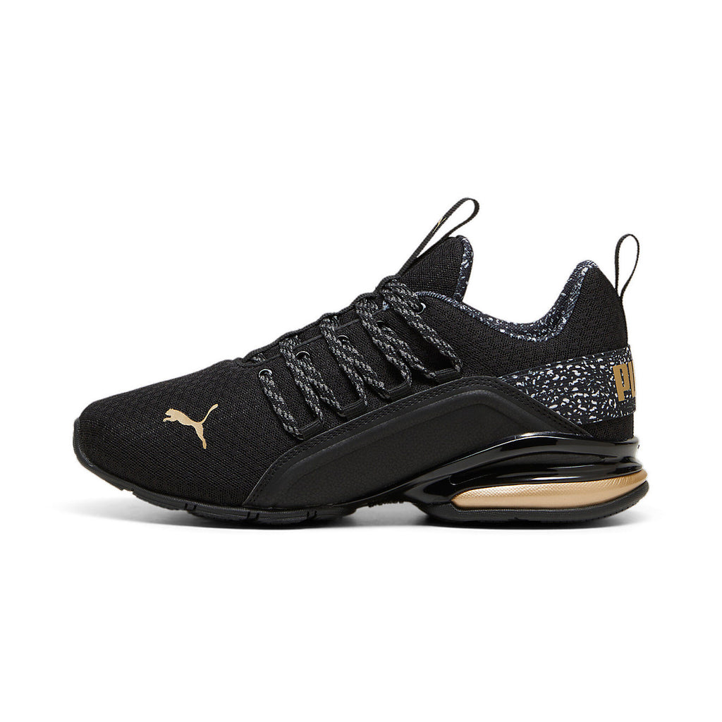 [310129-01] WOMENS PUMA AXELION MINIMA LEOPARD