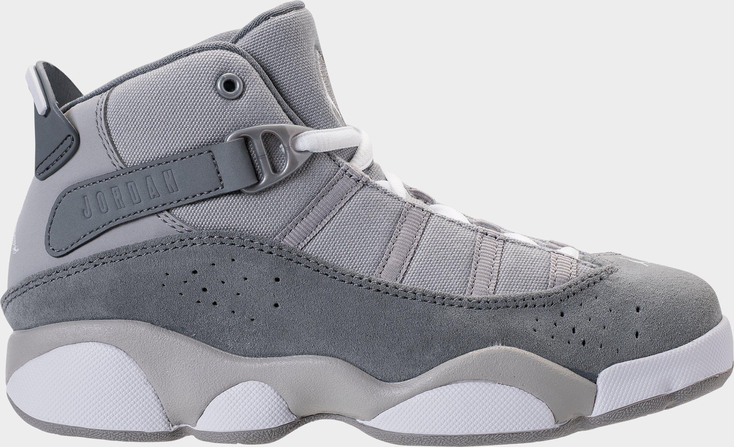 [323432-014] PRESCHOOL AIR JORDAN RETRO 6 RINGS (PS) 'MATTE SILVER'