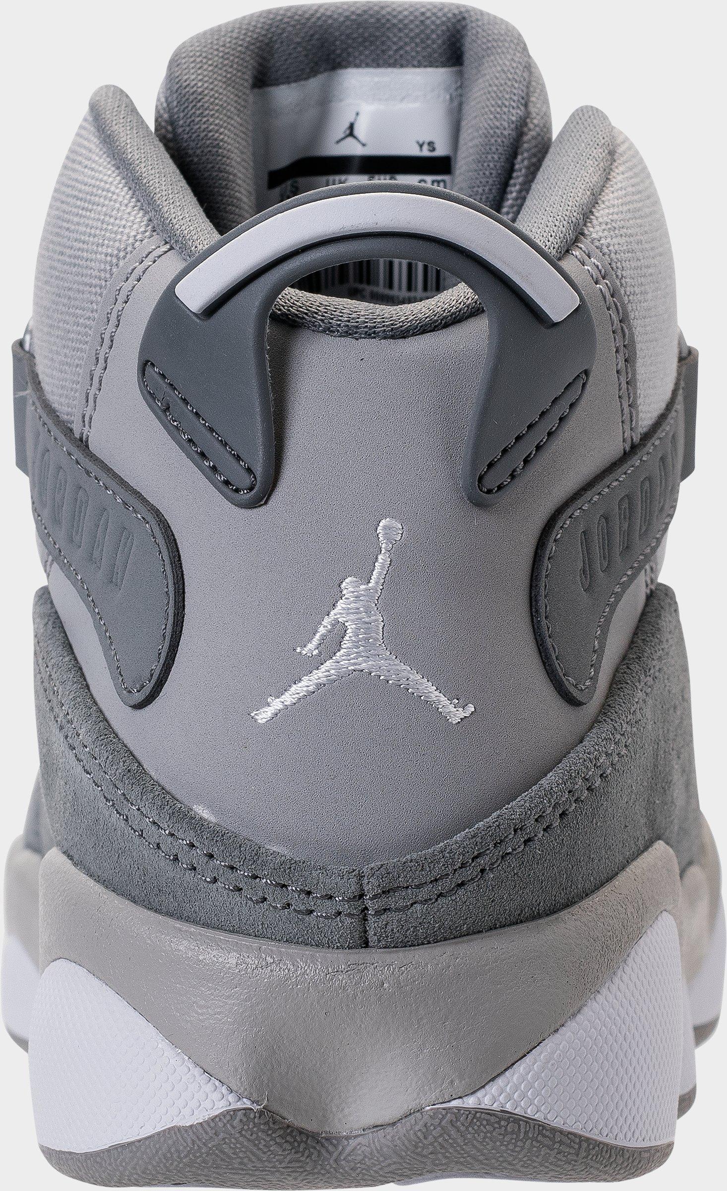 [323432-014] PRESCHOOL AIR JORDAN RETRO 6 RINGS (PS) 'MATTE SILVER'