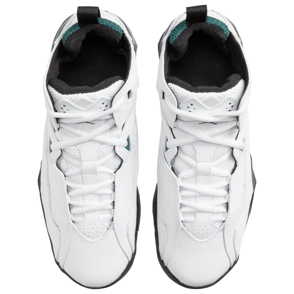 [343795-133] GRADE SCHOOL AIR JORDAN TRUE FLIGHT 'WHITE OXIDIZED GREEN BLACK'