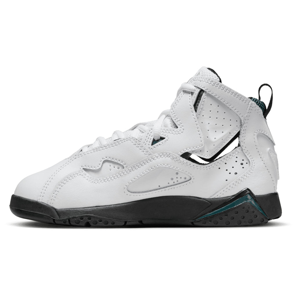 [343796-133] GRADE SCHOOL AIR JORDAN TRUE FLIGHT 'WHITE OXIDIZED GREEN BLACK'