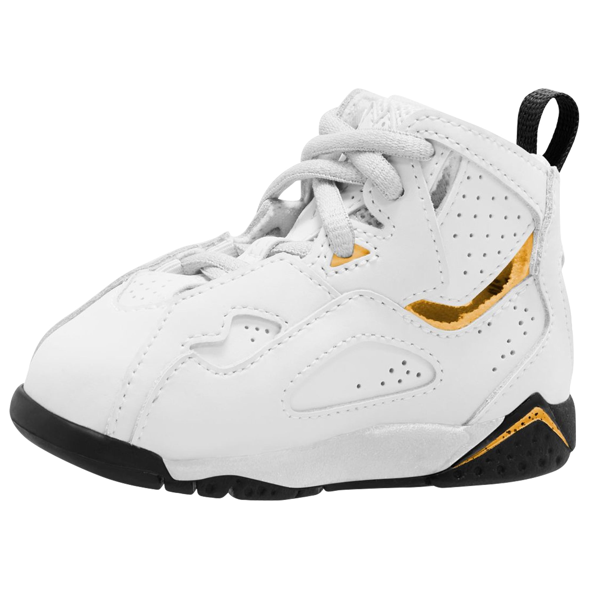 [343797-107] TODDLERS AIR JORDAN TRUE FLIGHT 'WHITE YELLOW OCHRE BLACK'