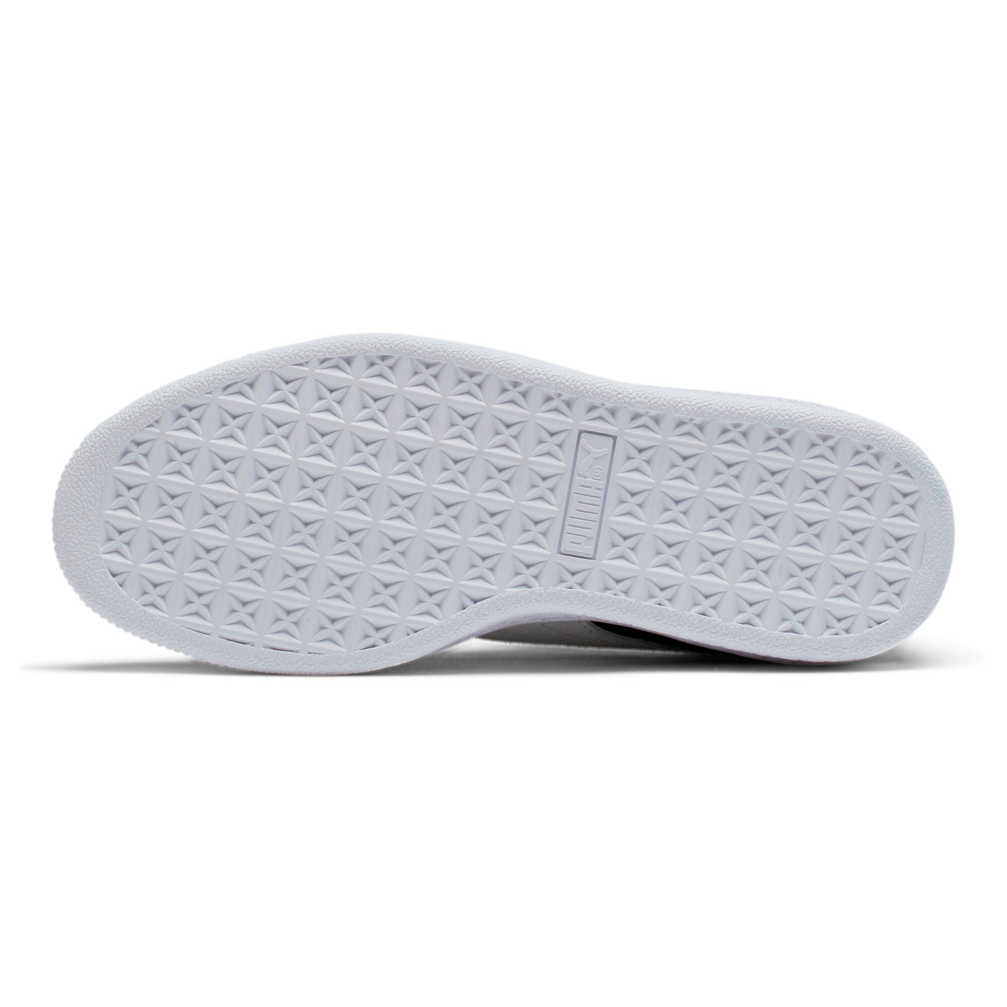 [355110-01] Youth PUMA SUEDE JR 'BLACK WHITE'