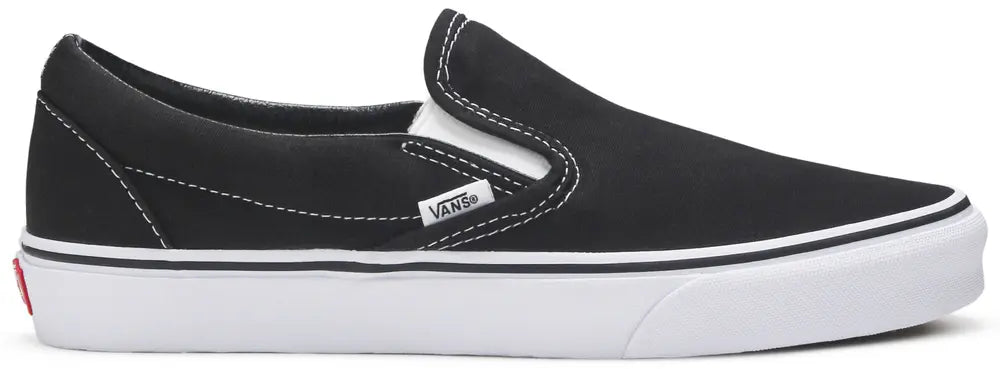 [VN000EYEBLK] MENS VANS UA CLASSIC SLIP-ON BLACK - BLACK/WHITE