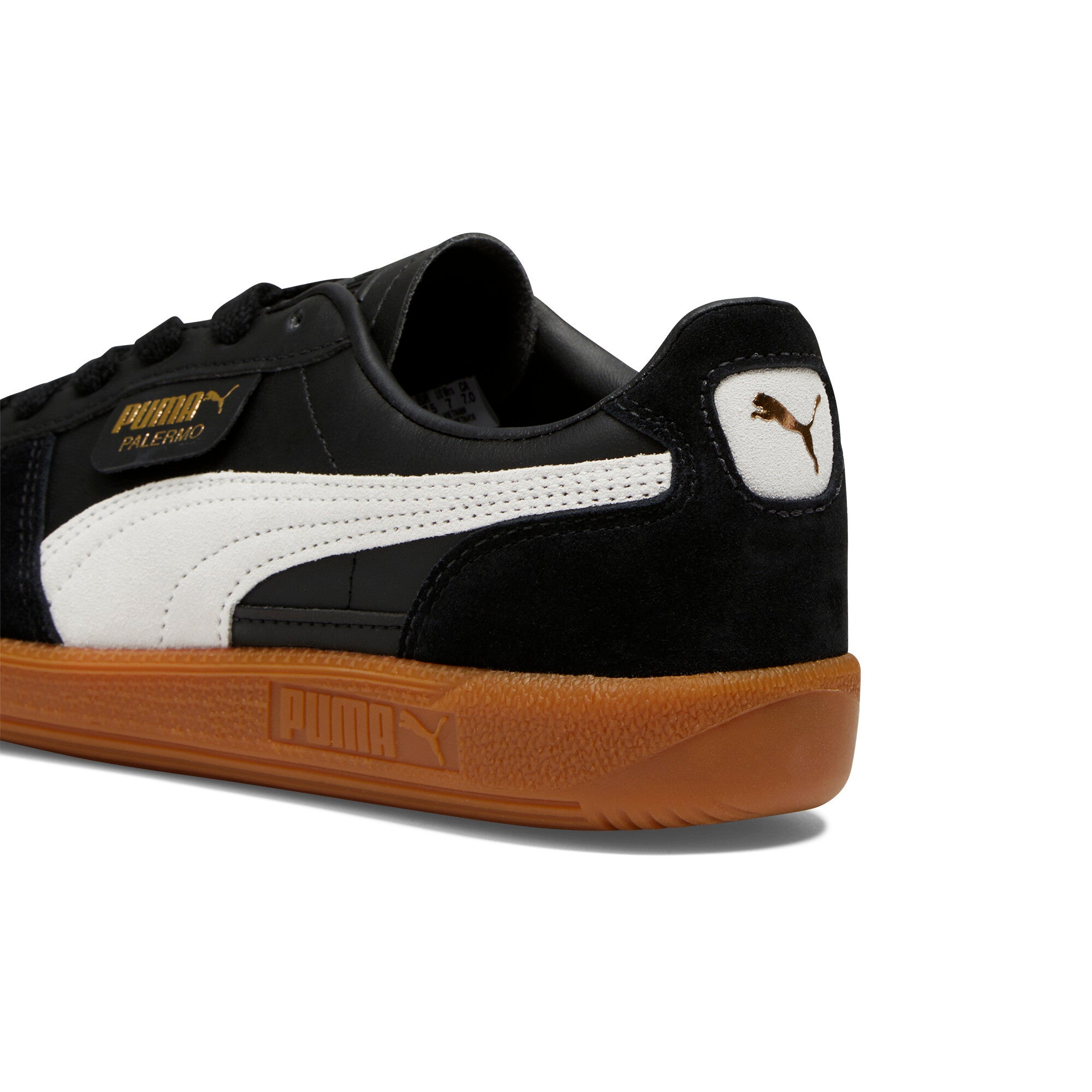 [397647-03] WOMENS PUMA PALERMO 'BLACK FEATHER GREY GUM'