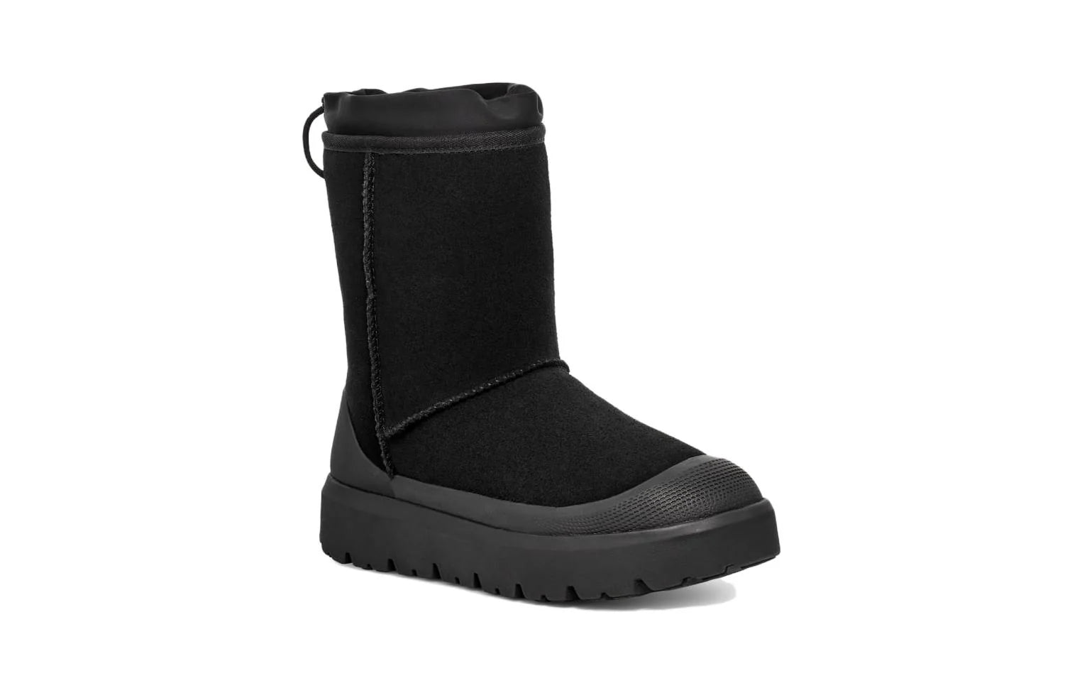 [1143992-BBLC] MENS UGG CLASSIC SHORT WEATHER HYBRID 'BLACK' - BLACK