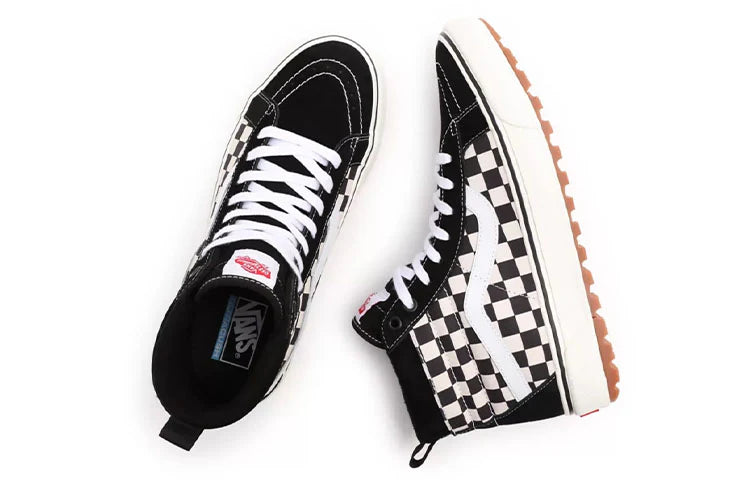 [VN0A5HZYA04] MENS VANS UA SK8-HI MTE-1 CHECKERBOARD - BLACK/WHITE/CHECKERBOARD