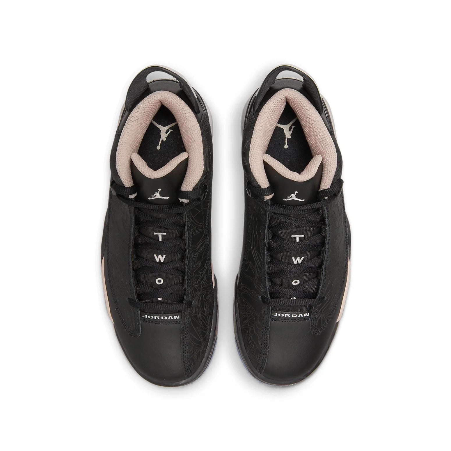 [DV1360-021] GRADE SCHOOL AIR JORDAN DUB ZERO 'BLACK WHITE FOSSIL STONE'