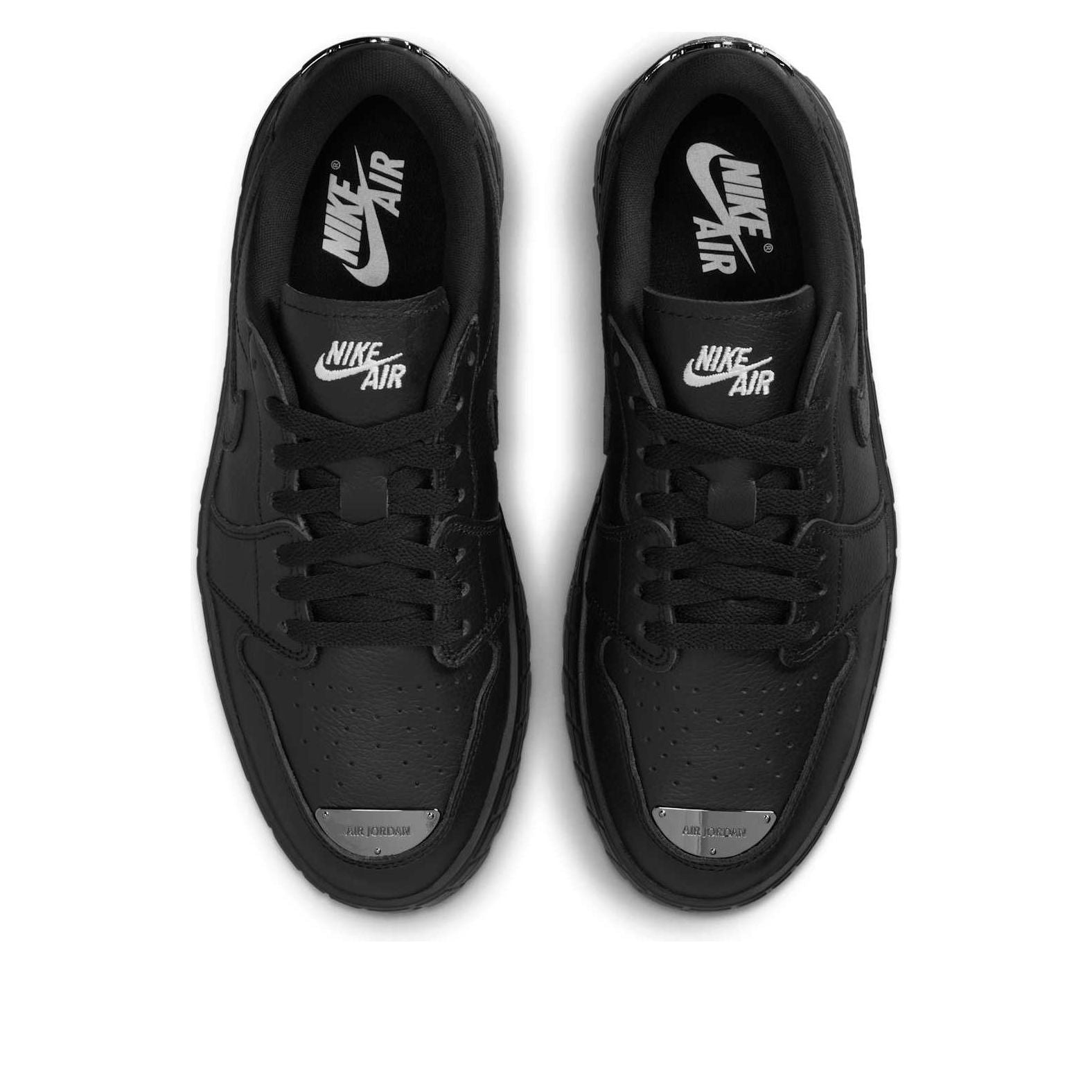 [HF3184-001] WOMENS AIR JORDAN RETRO 1 LOW BROOKLYN 'BLACK'