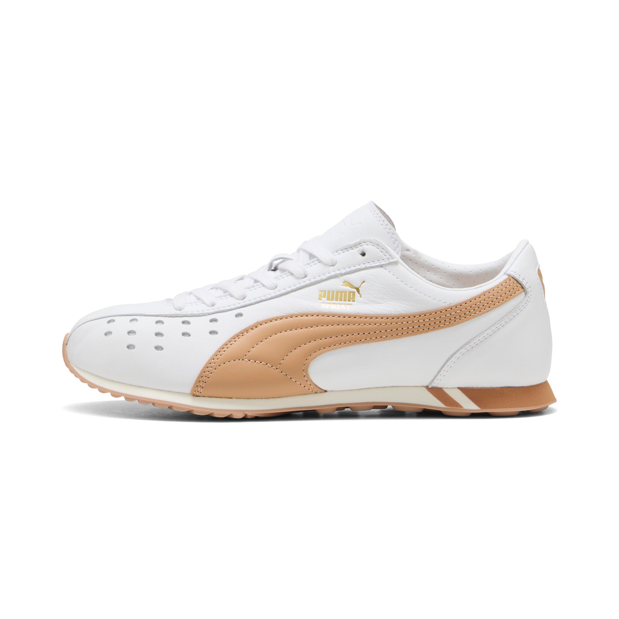 [402960-06] MENS PUMA SPRINT 'WHITE/PUTTY'