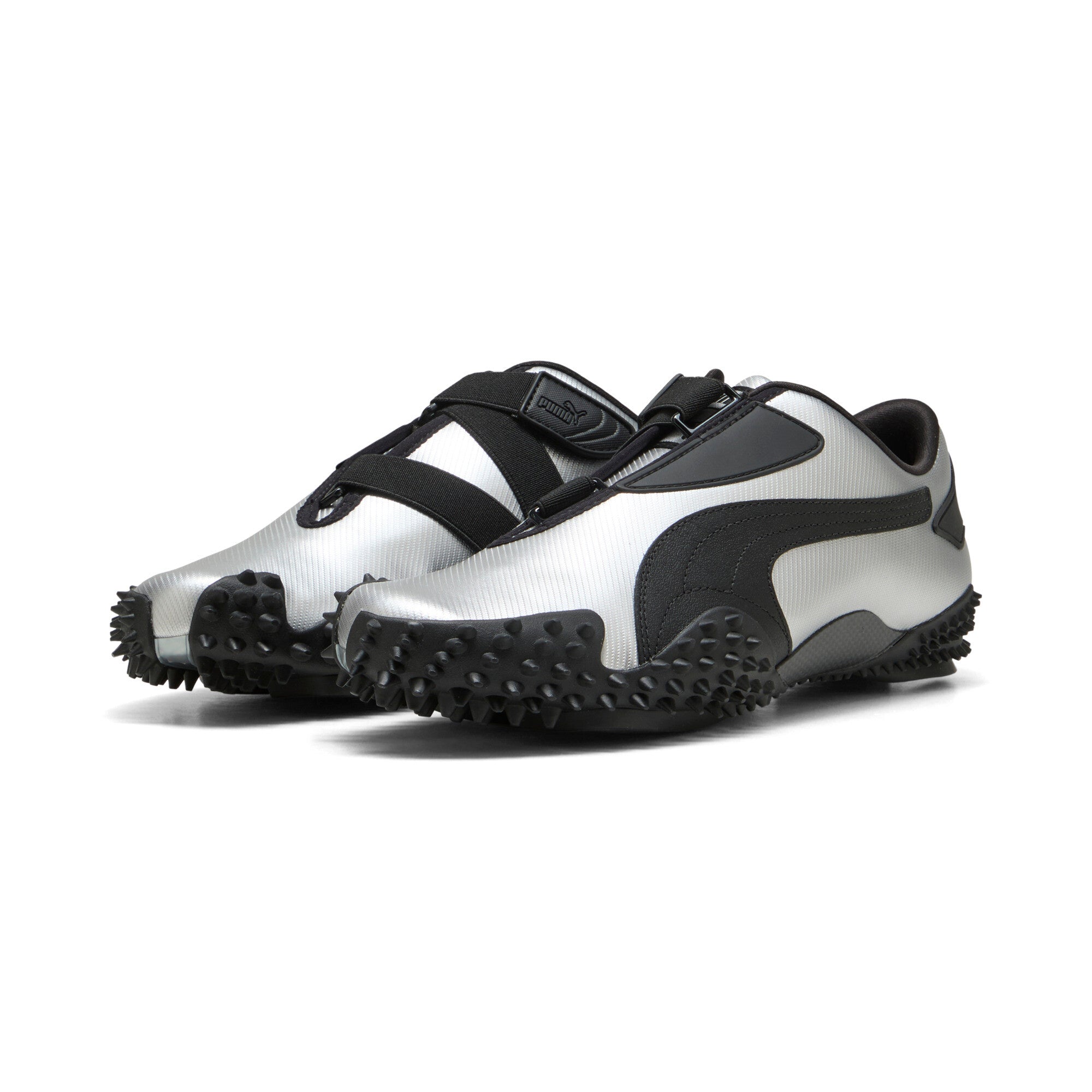 [403188-01] MENS PUMA MOSTRO METAL 'SILVER BLACK'