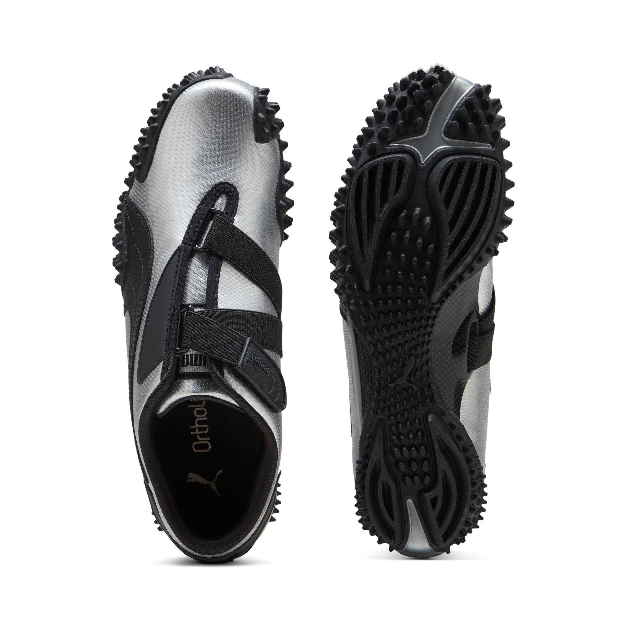 [403188-01] MENS PUMA MOSTRO METAL 'SILVER BLACK'