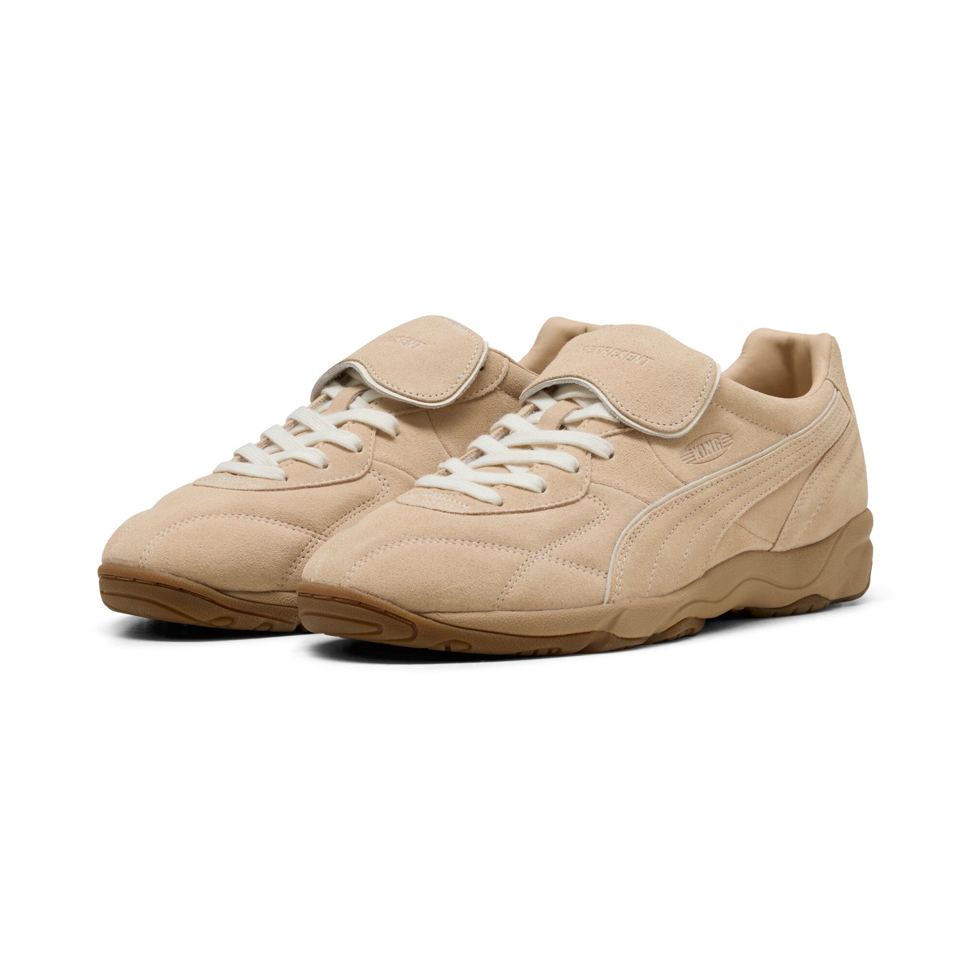 [403454-01] MENS PUMA KING INDOOR PREMIUM 'REPRESENT LIGHT SAND'