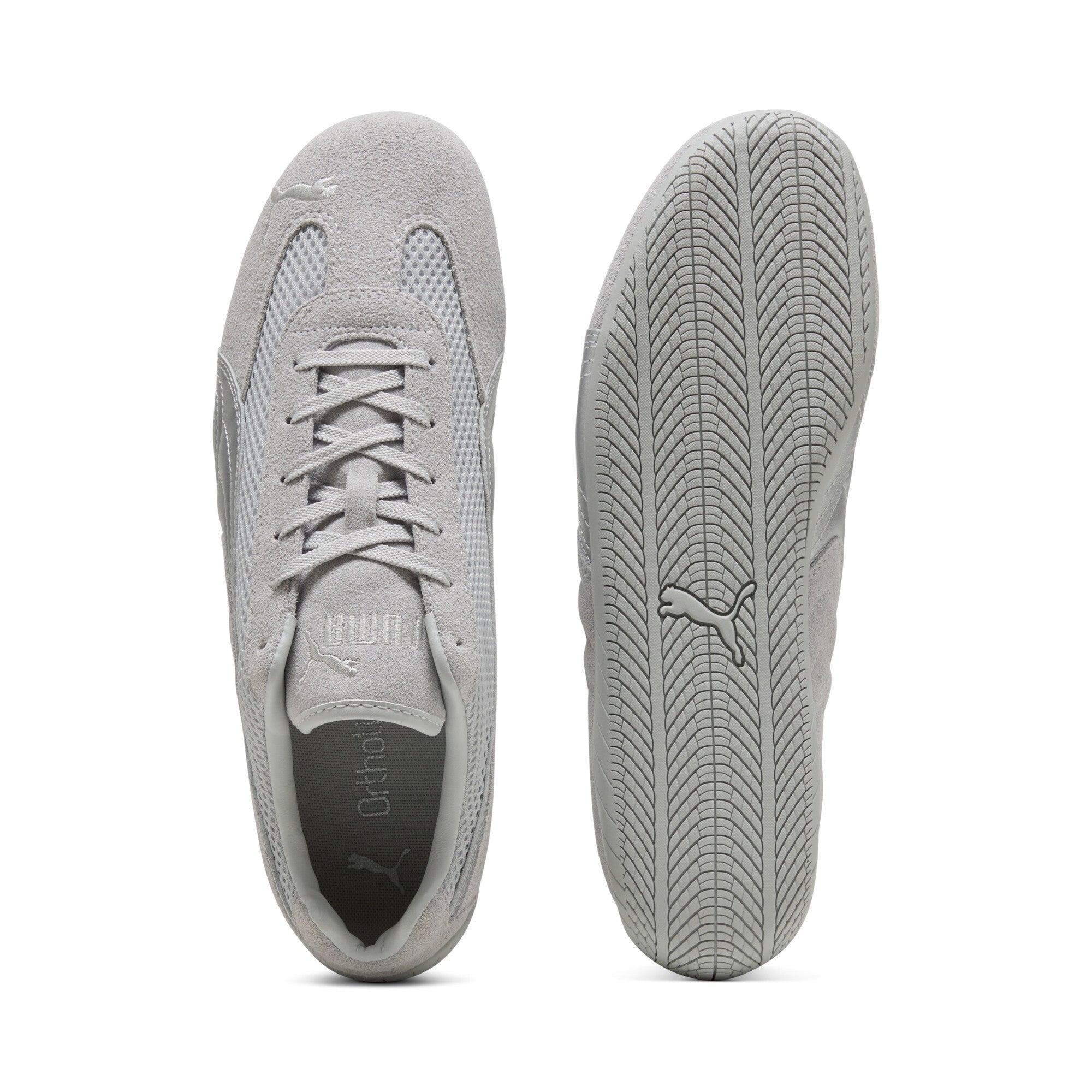 [403902-02] MENS PUMA SPEEDCAT PREMIUM 'COOL LIGHT GRAY MATTE SILVER'