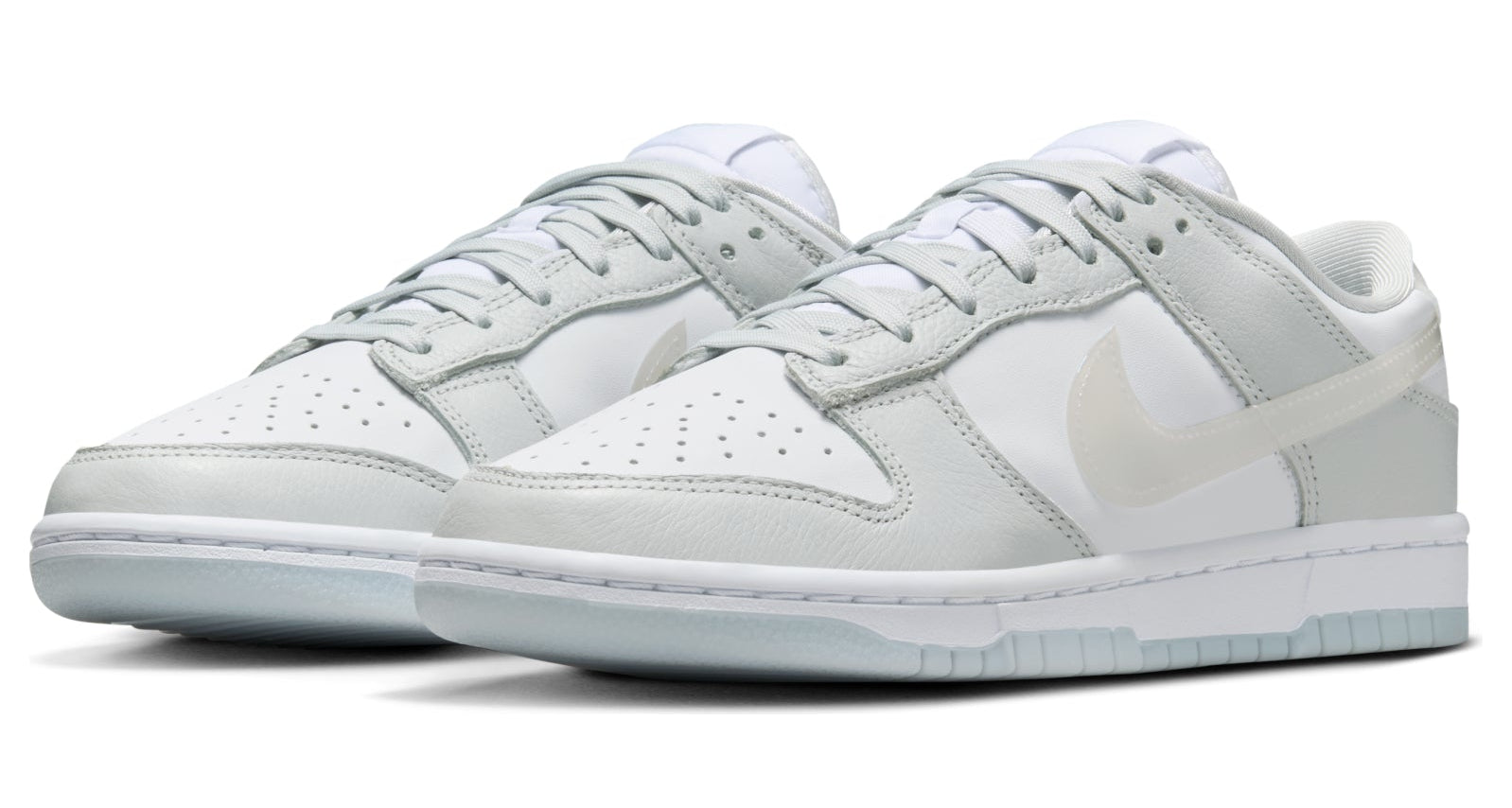 [HJ5787-001] WOMENS NIKE DUNK LOW 'PHOTON DUST WHITE BLUE ICE'