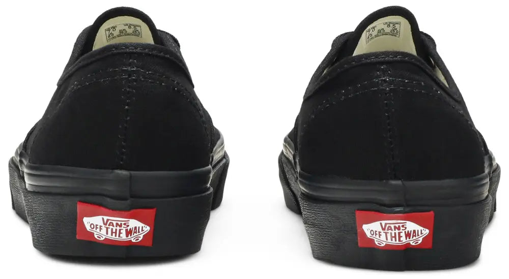[VN000EE3BKA] MENS VANS UA AUTHENTIC BLACK CANVAS - BLACK/BLACK