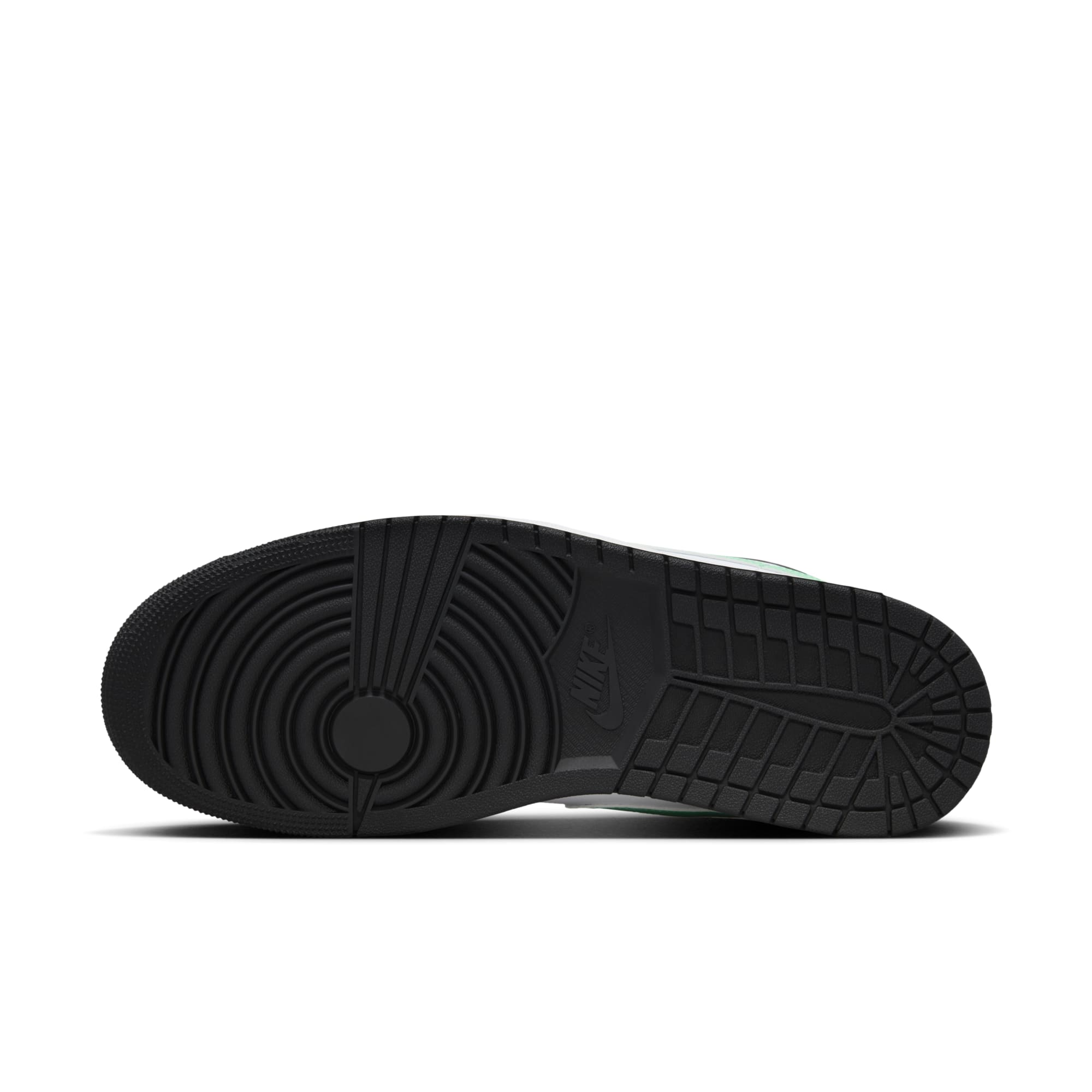 [553558-131] Mens Air Jordan RETRO 1 LOW 'GREEN GLOW'