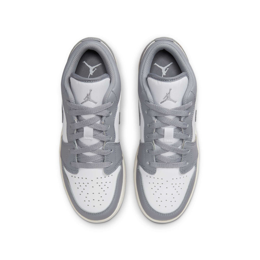[553560-053] GRADE SCHOOL AIR JORDAN RETRO 1 LOW 'VINTAGE GREY'