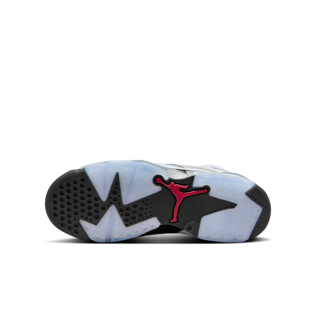 [555472-102] Grade School Air Jordan FLIGHT CLUB 91 GS 'WHITE METALLIC SILVER'