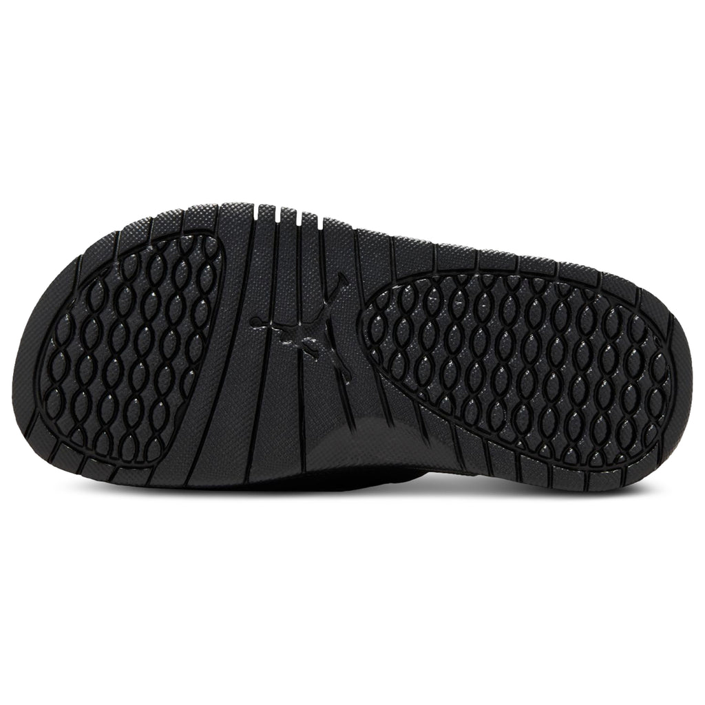 [555511-061] GRADE SCHOOL AIR JORDAN HYDRO 5 RETRO SLIDE 'BLACK METALLIC'