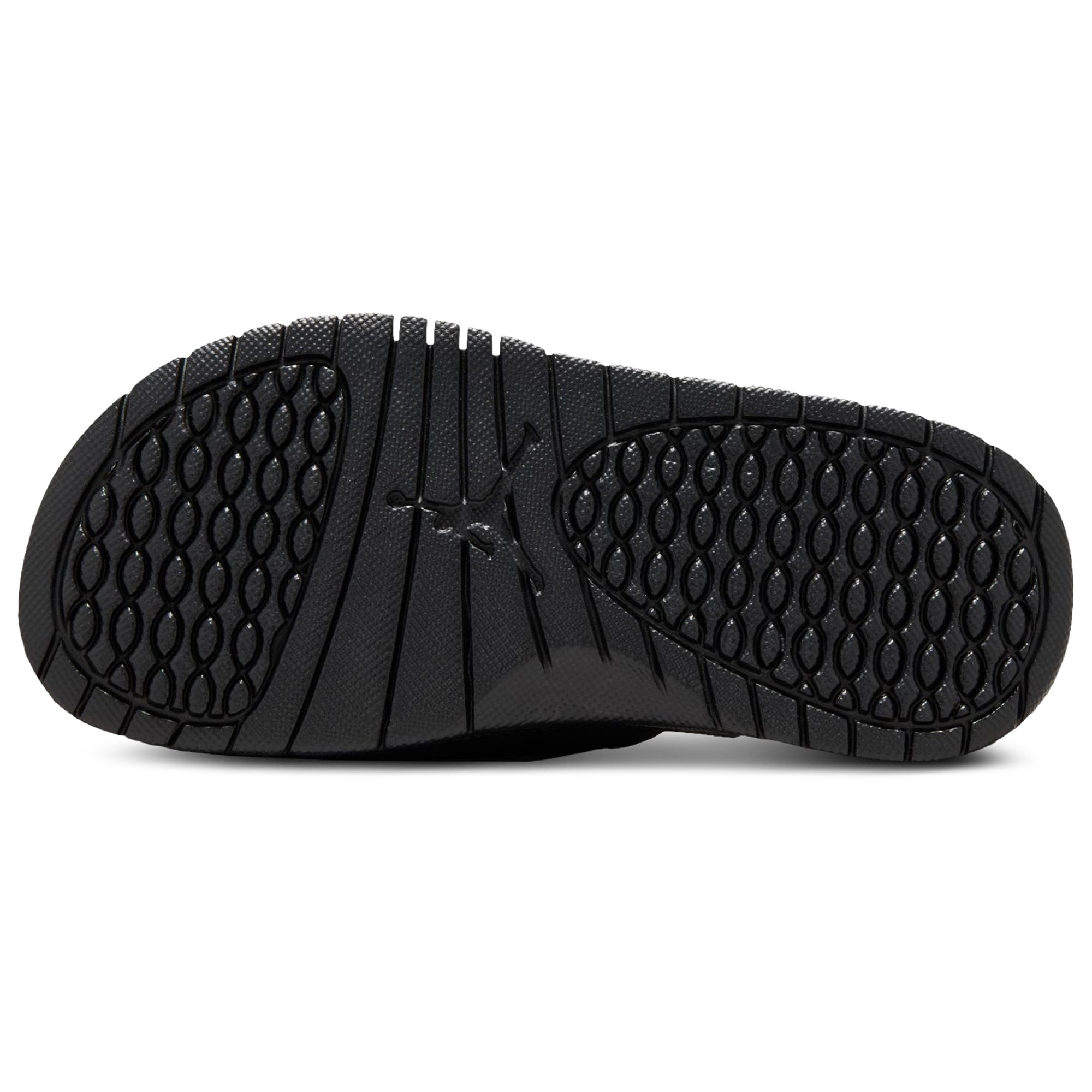 [555511-061] GRADE SCHOOL AIR JORDAN HYDRO 5 RETRO SLIDE 'BLACK METALLIC'