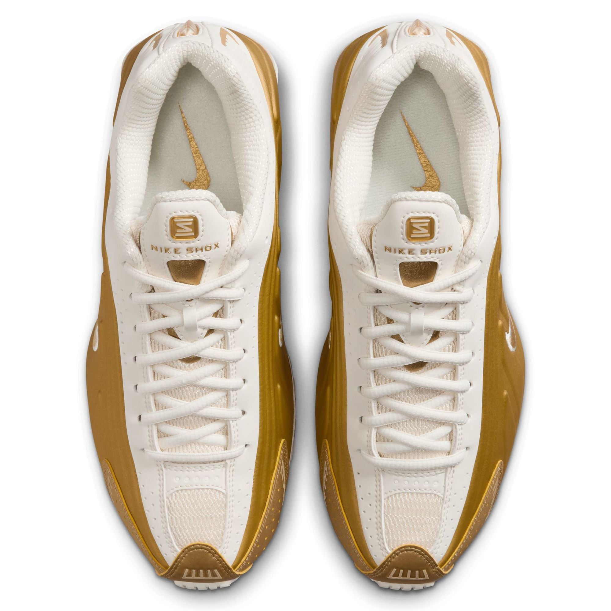 [AR3565-010] WOMENS NIKE SHOX R4 'METALLIC GOLD'