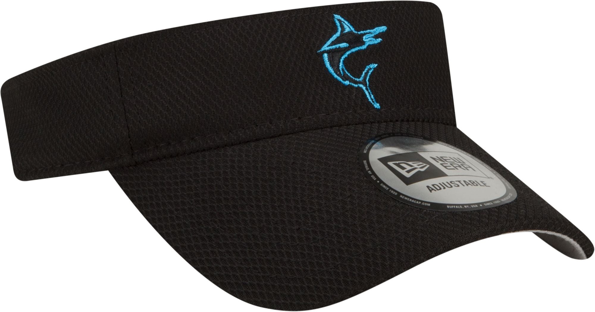 [60228295] MENS NEW ERA MLB MIAMI MARLINS BATTING PRACTICE VISOR HOOK & LOOP