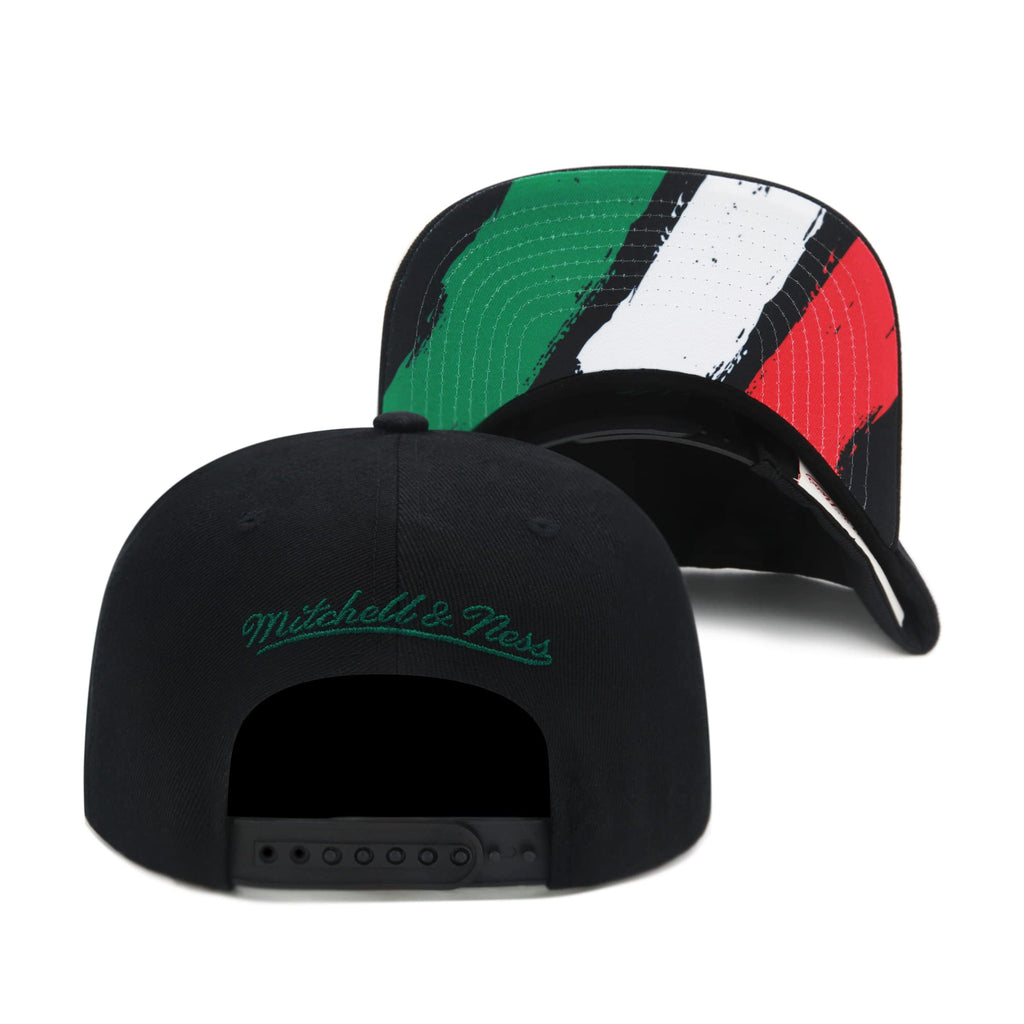Mens Mitchell & Ness BRANDED CROPPED EAGLE SNAPBACK - MEXICAN FLAG