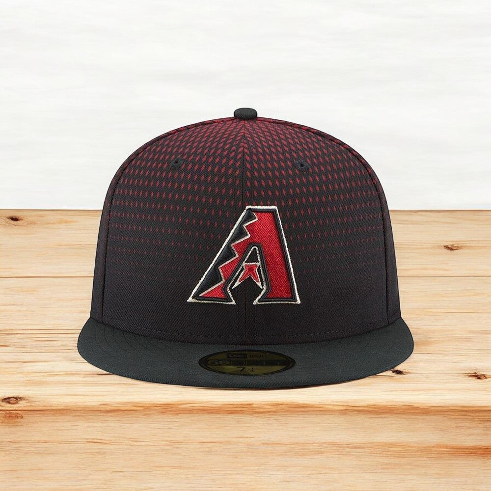 [11451909] Mens New Era MLB Authentic Collection 59Fifty Fitted - Diamondbacks