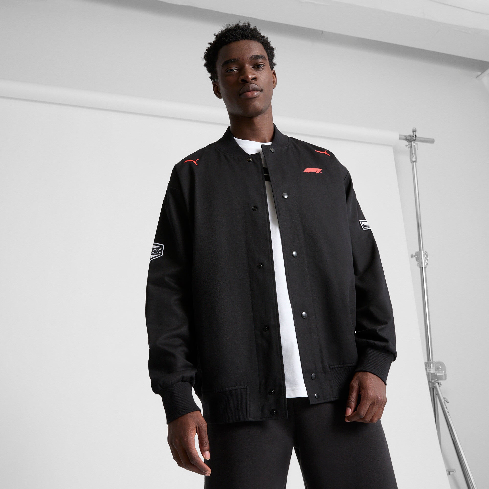 [627125-01] MENS PUMA F1 STATEMENT BOMBER JACKET