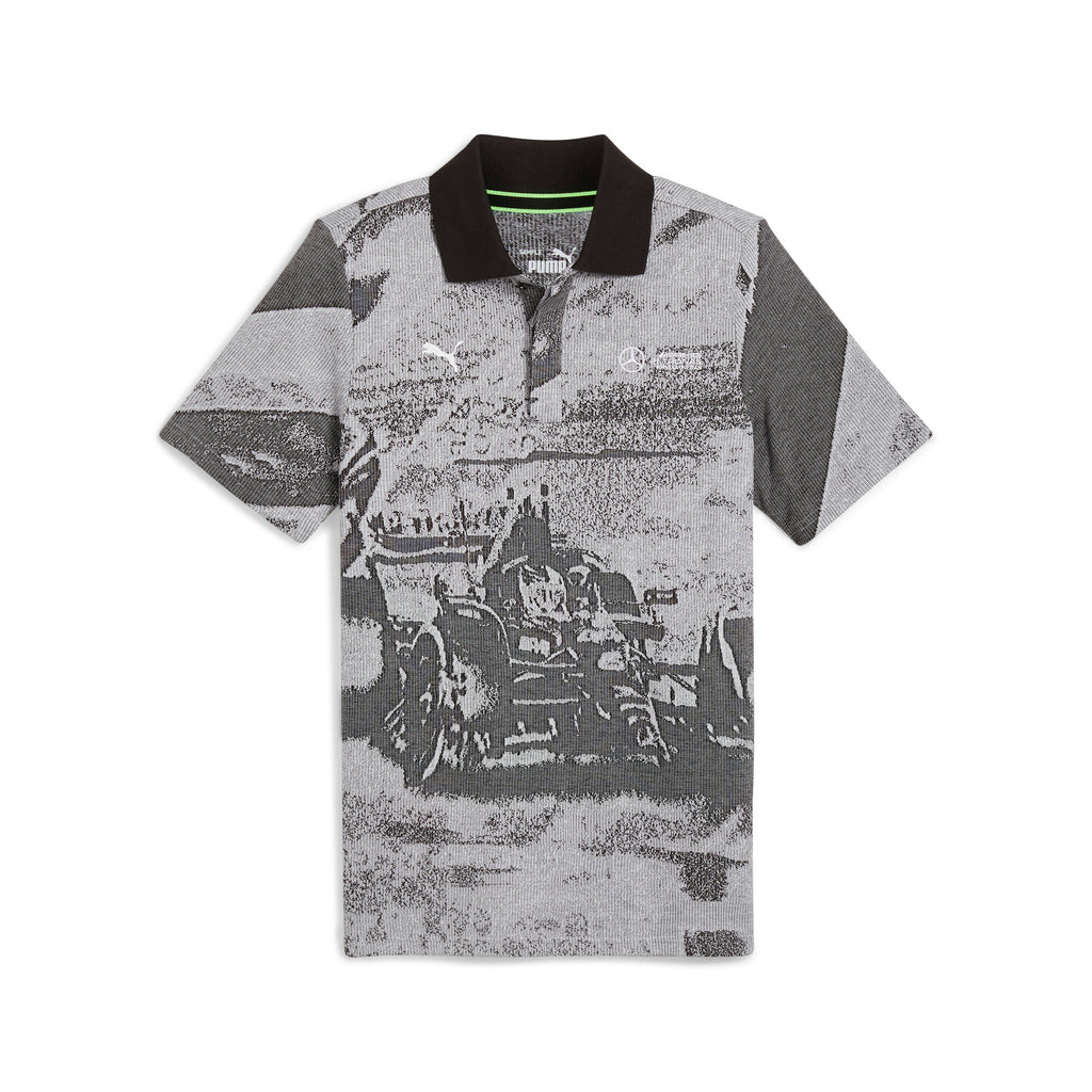 [627338-01] MENS PUMA MAPF1 MERCEDES JACQUARD POLO