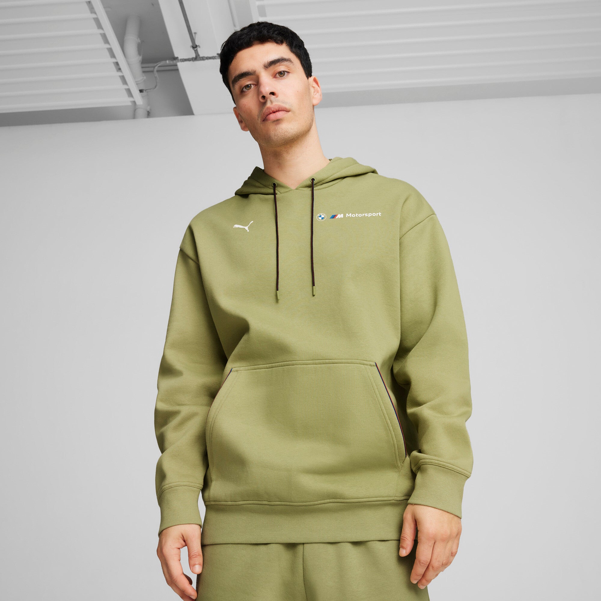 [627498-05] MENS PUMA ESSENTIAL HOODIE FLEECE BMW MOTORSPORT