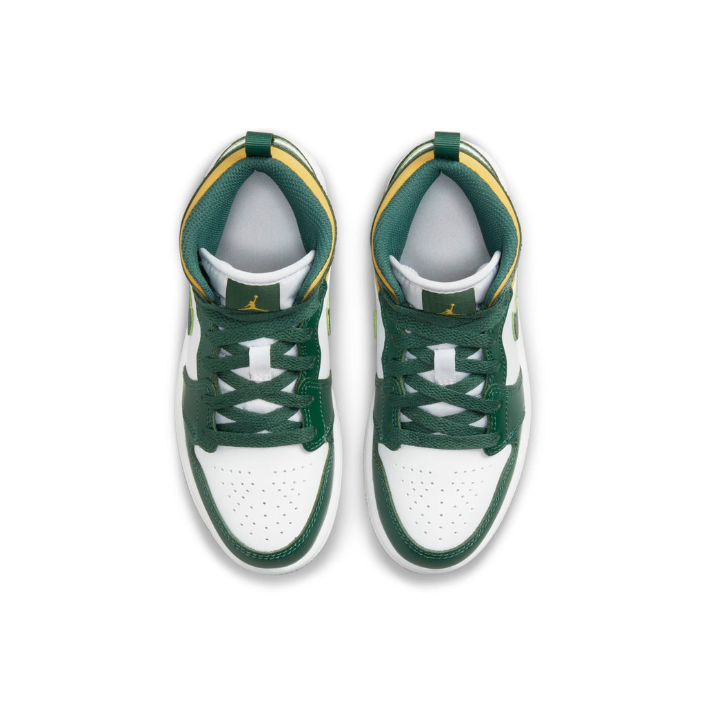 [640734-371] Preschool Air Jordan Retro 1 MID 'Sonics (2021)' (PS)