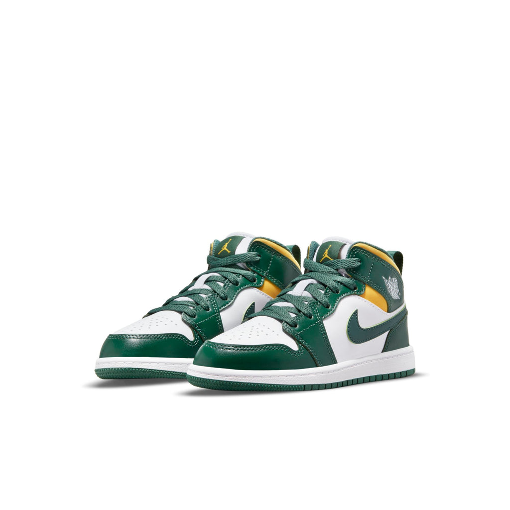 [640734-371] Preschool Air Jordan Retro 1 MID 'Sonics (2021)' (PS)