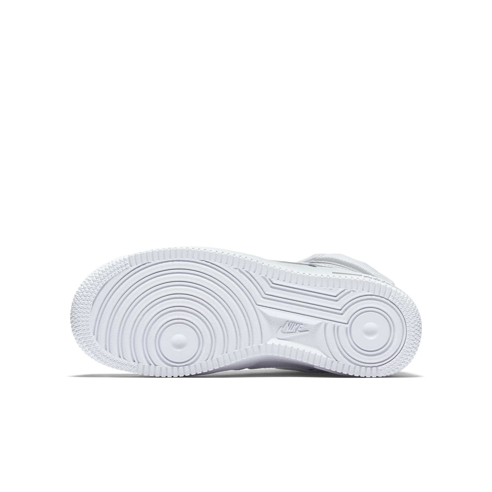 [653998-100] Grade School Nike AIR FORCE 1 HIGH 'WHITE (GS)'