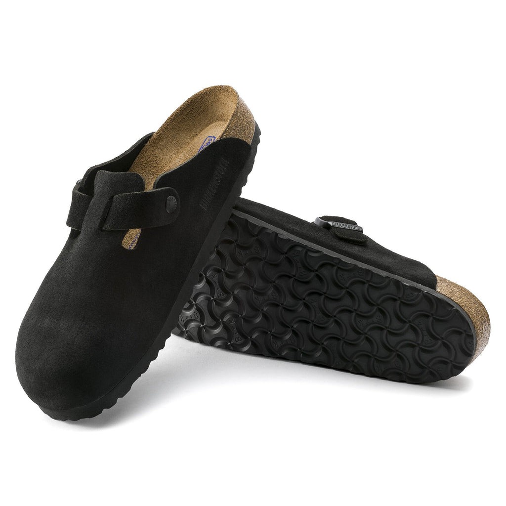[1023910] UNISEX BIRKENSTOCK BOSTON SOFT FOOTBED SUEDE LEATHER (REGULAR FIT)