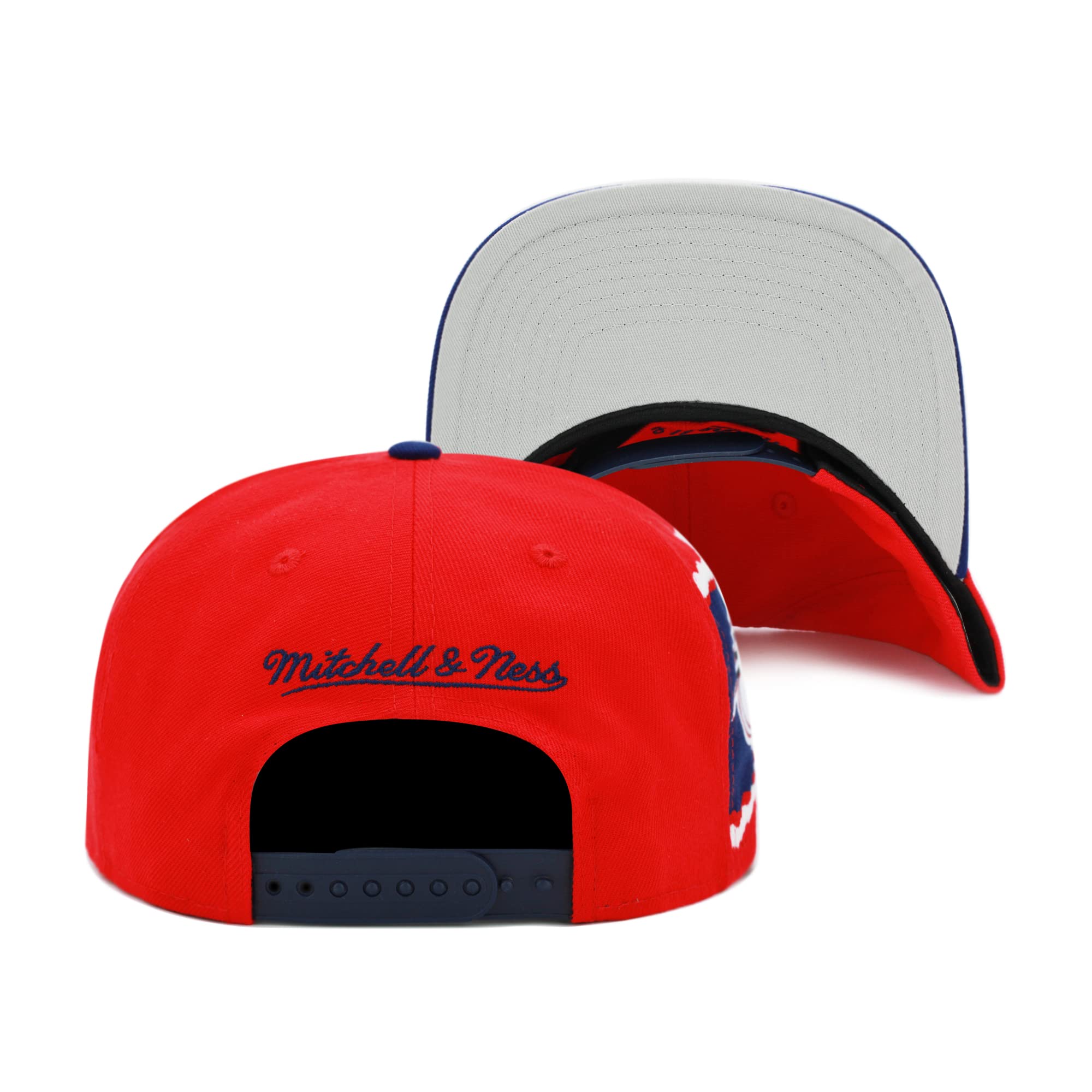 MENS MITCHELL & NESS NBA JUMBOTRON SNAPBACK HWC ROCKETS - RED-ROYAL