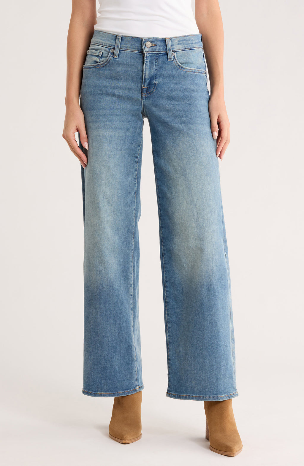 [147959-973] WOMENS LUCKY BRAND MID RISE SWEET WIDE LEG - FAIRMONT