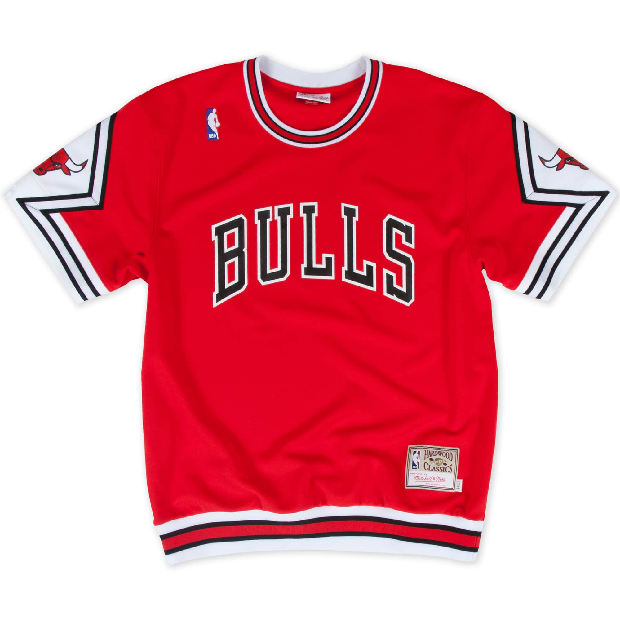 MENS MITCHELL & NESS NBA AUTHENTIC SHOOTING SHIRT CHICAGO BULLS 87-88