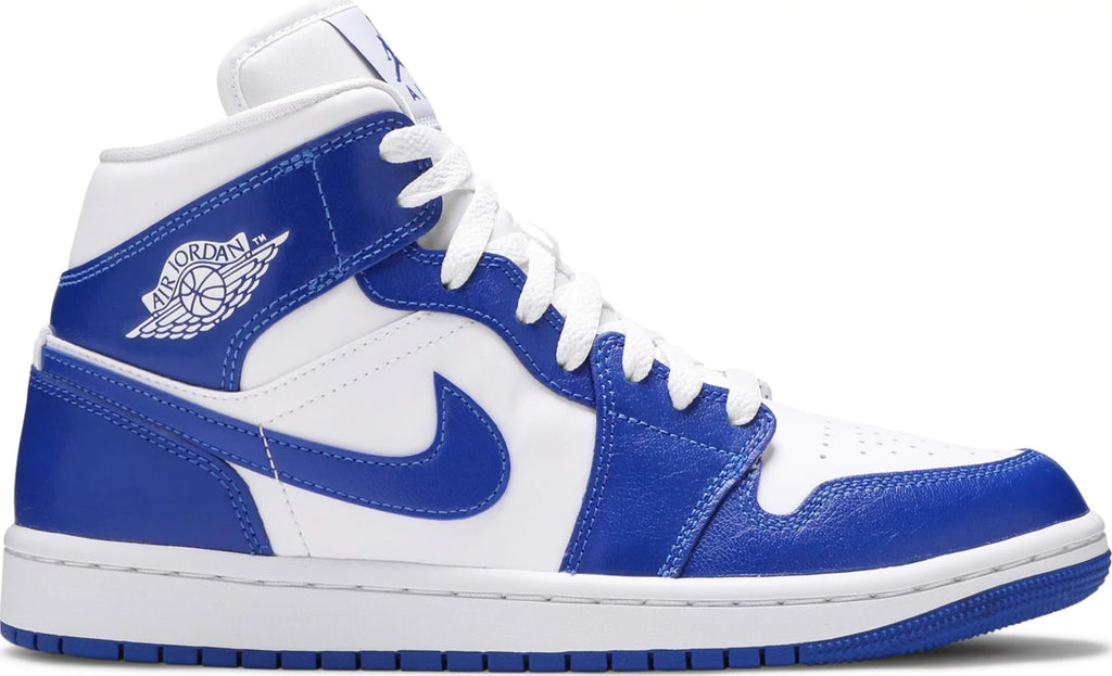 [BQ6472-104] Womens Air Jordan Retro 1 Mid 'Kentucky Blue'